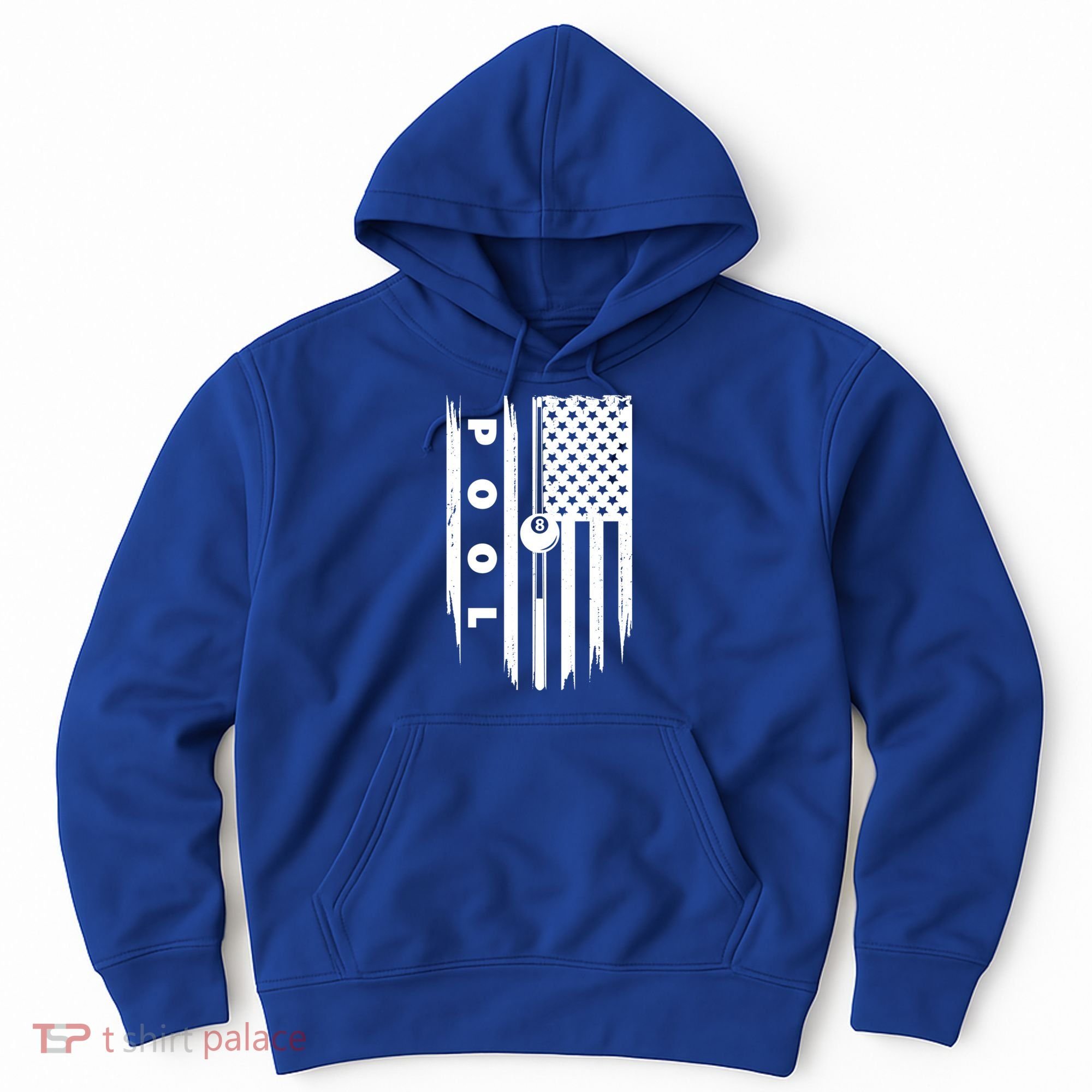American Flag Billiards Pool Player Billiard Gift Hoodie