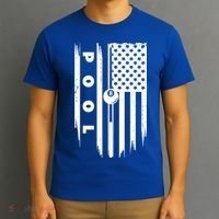 American Flag Billiards Pool Player Billiard Gift T-Shirt thumb 3