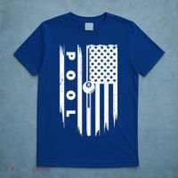 American Flag Billiards Pool Player Billiard Gift T-Shirt thumb 5