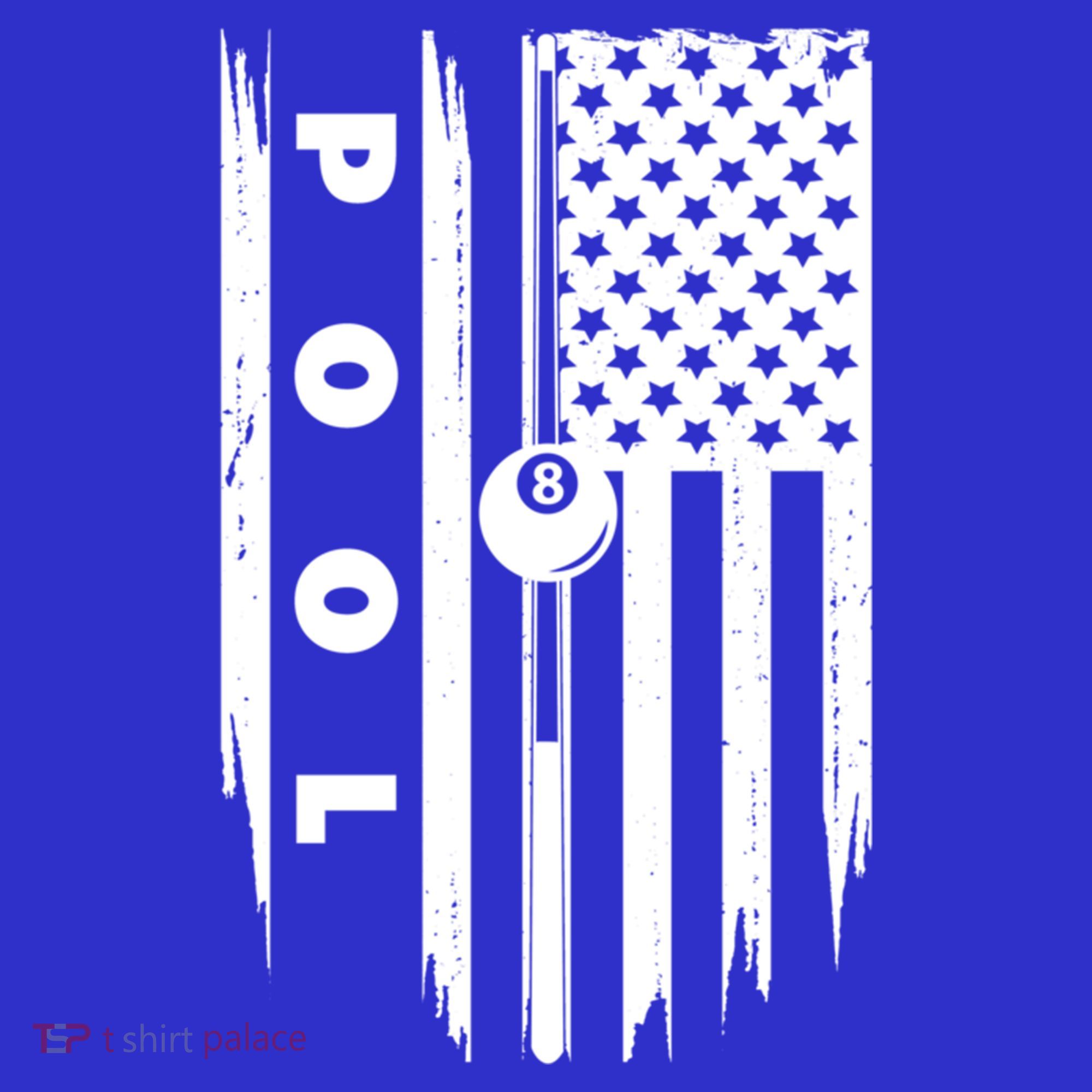 American Flag Billiards Pool Player Billiard Gift Mousepad