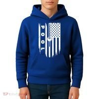 American Flag Billiards Pool Player Billiard Gift Kids Hoodie thumb 4