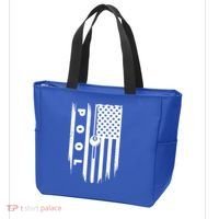 American Flag Billiards Pool Player Billiard Gift Tote Bag thumb 3