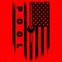 American Flag Billiards Pool Player Billiard Gift Santa Hat thumb 1
