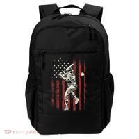 American Flag Baseball Team Gift For Men Backpack thumb 0