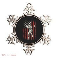 American Flag Baseball Team Gift For Men Ornament thumb 0