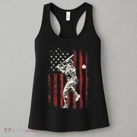 American Flag Baseball Team Gift For Men Women's Tank Top thumb 3