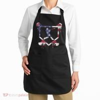 American Flag Baseball Dripping Ice Cream Home Plate Apron thumb 2