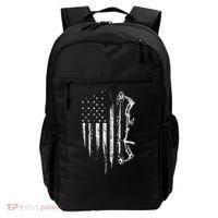 American Flag Bowhunting Bow Archery Backpack thumb 0