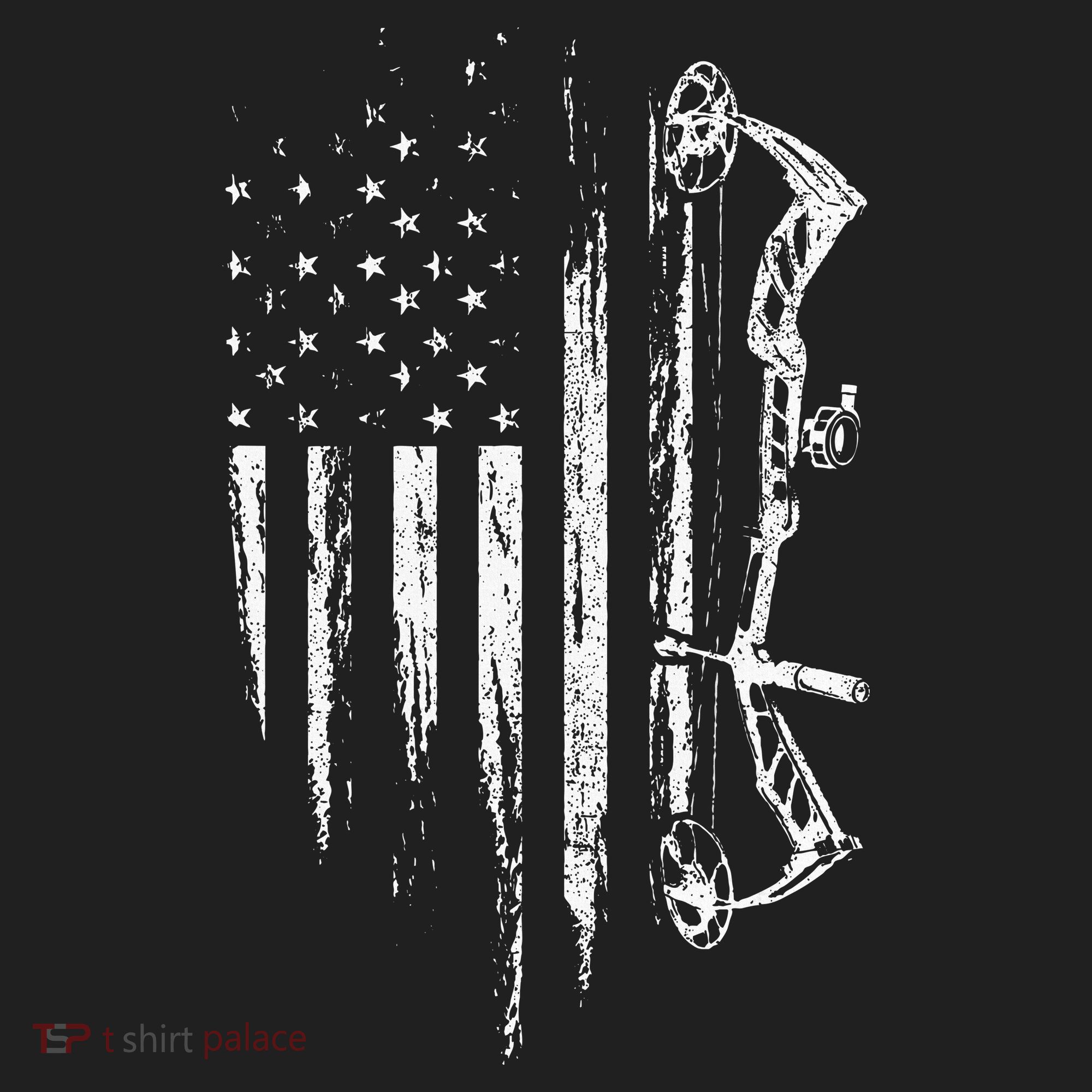 American Flag Bowhunting Bow Archery Tumbler