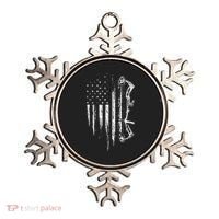 American Flag Bowhunting Bow Archery Ornament thumb 0