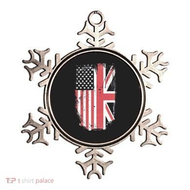 American Flag & British Flag Usa Uk Stars Stripes Union Jack Ornament