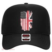 American Flag & British Flag Usa Uk Stars Stripes Union Jack Hat thumb 0