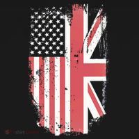 American Flag & British Flag Usa Uk Stars Stripes Union Jack Toddler Hoodie thumb 2