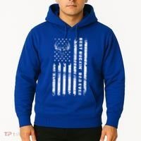 American Flag Best Buckin Dad Ever Gift Deer Hunter Gift Hoodie thumb 2