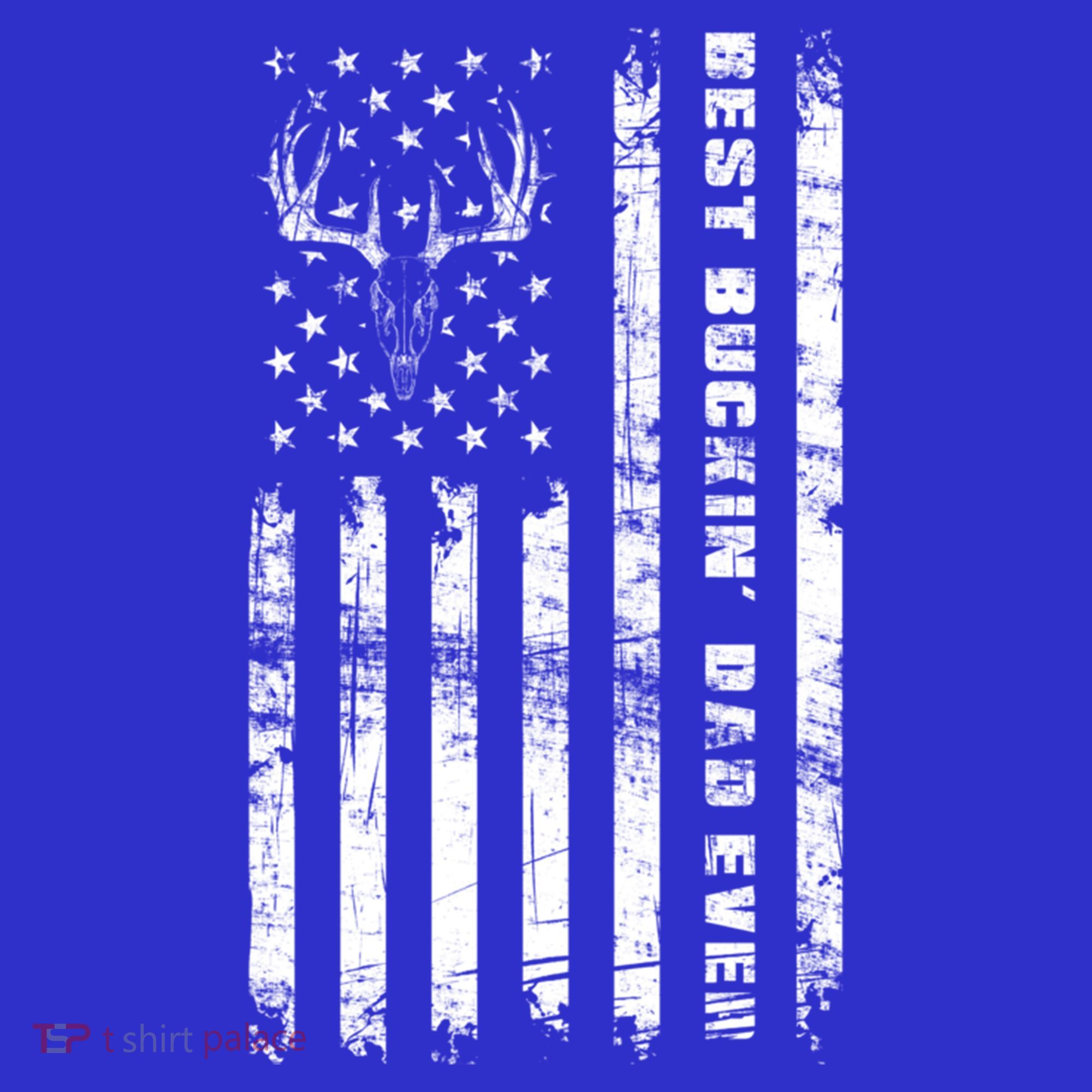 American Flag Best Buckin Dad Ever Gift Deer Hunter Gift Sweatshirt