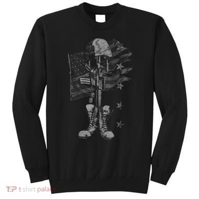 American Flag Battlefield Cross Sweatshirt