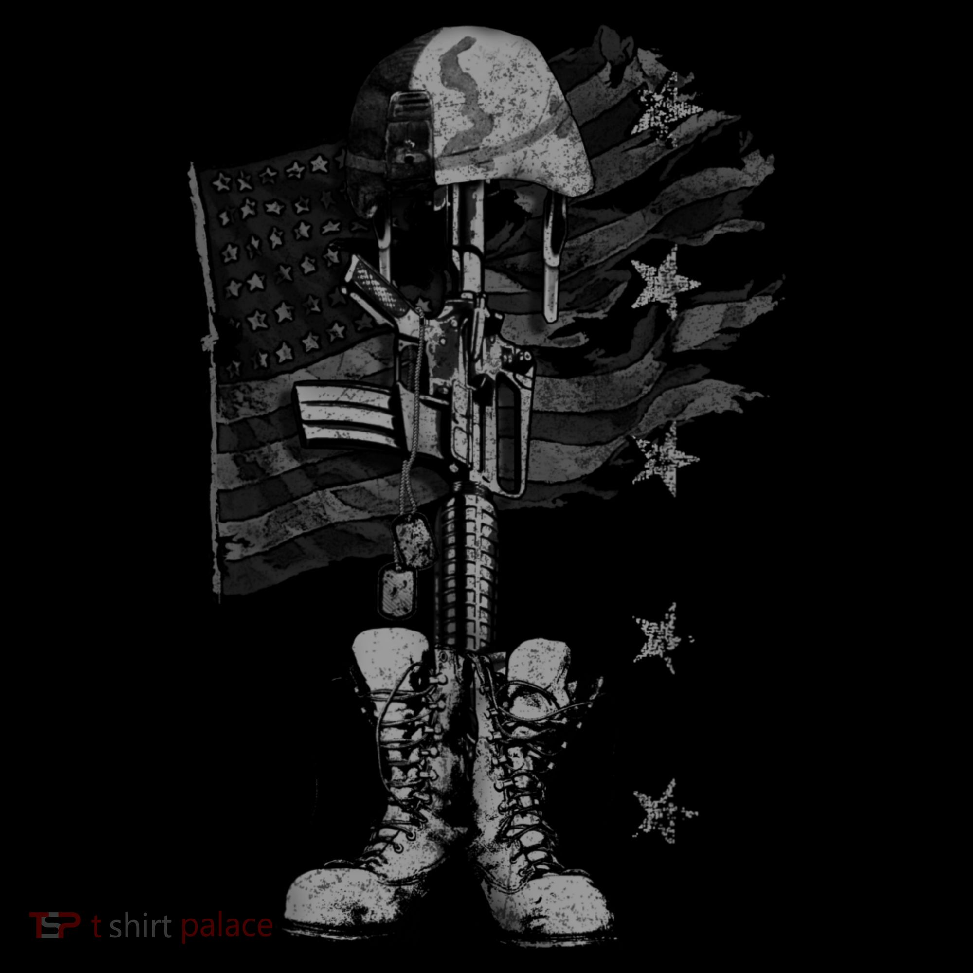 American Flag Battlefield Cross Sweatshirt