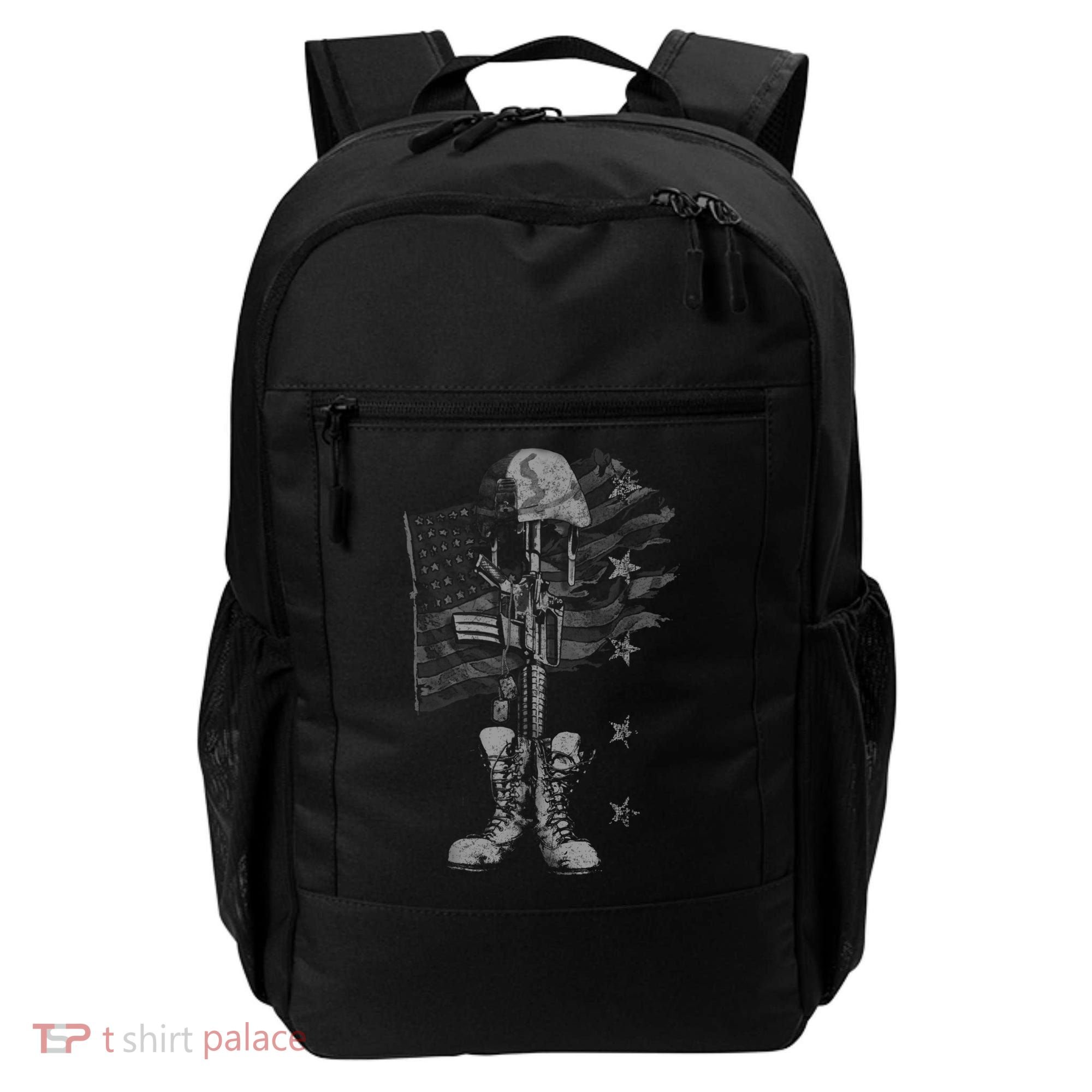 American Flag Battlefield Cross Backpack