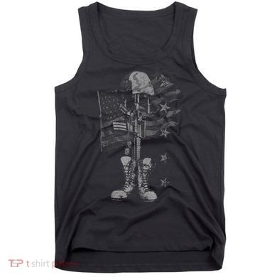 American Flag Battlefield Cross Tank Top