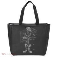 American Flag Battlefield Cross Tote Bag thumb 0