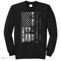 American Flag Billiard Stick Cute Table Game Funny USA Sweatshirt thumb 0