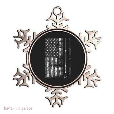 American Flag Billiard Stick Cute Table Game Funny USA Ornament