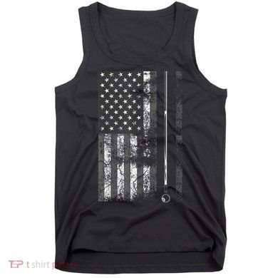 American Flag Billiard Stick Cute Table Game Funny USA Tank Top