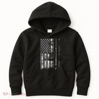 American Flag Billiard Stick Cute Table Game Funny USA Kids Hoodie thumb 0