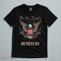American Flag Bald Eagle We The People Are Pissed Off T-Shirt thumb 5