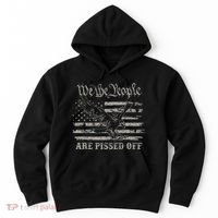 American Flag Bald Eagle We The People Are Pissed Off Hoodie thumb 0