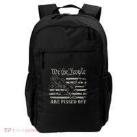 American Flag Bald Eagle We The People Are Pissed Off Backpack thumb 0