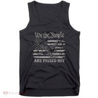 American Flag Bald Eagle We The People Are Pissed Off Tank Top thumb 0