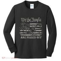 American Flag Bald Eagle We The People Are Pissed Off Kids Long Sleeve Shirt thumb 0