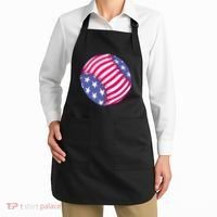 American Flag Baseball Lover Apron thumb 2