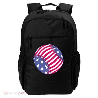 American Flag Baseball Lover Backpack