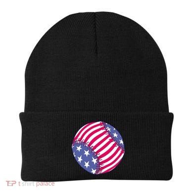 American Flag Baseball Lover Beanie