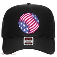 American Flag Baseball Lover Hat thumb 0