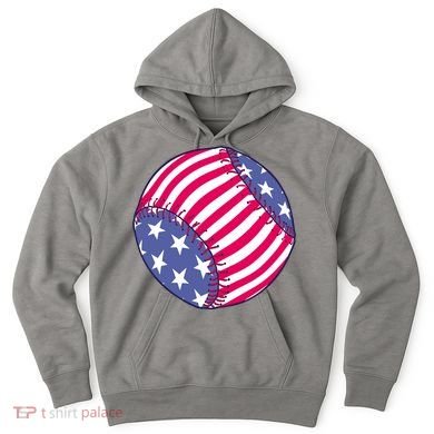 American Flag Baseball Lover Hoodie