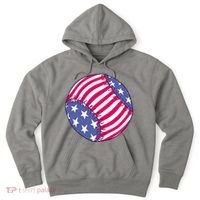American Flag Baseball Lover Hoodie thumb 0