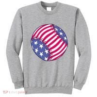 American Flag Baseball Lover Sweatshirt thumb 0