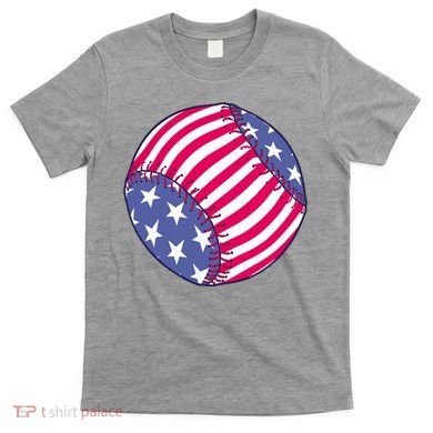 American Flag Baseball Lover T-Shirt