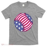 American Flag Baseball Lover T-Shirt thumb 0