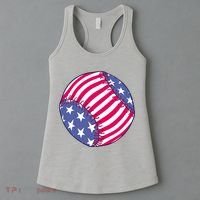 American Flag Baseball Lover Women's Tank Top thumb 3