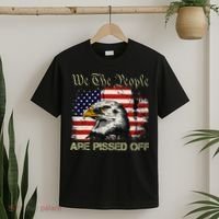 American Flag Bald Eagle We The People Are Pissed Off T-Shirt thumb 2