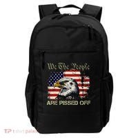 American Flag Bald Eagle We The People Are Pissed Off Backpack thumb 0