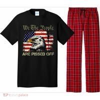 American Flag Bald Eagle We The People Are Pissed Off Pajama Set thumb 0