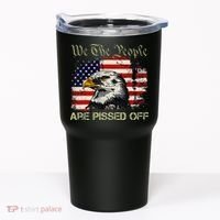 American Flag Bald Eagle We The People Are Pissed Off Tumbler thumb 0