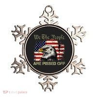 American Flag Bald Eagle We The People Are Pissed Off Ornament thumb 0