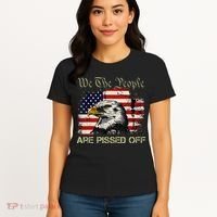 American Flag Bald Eagle We The People Are Pissed Off Women's T-Shirt thumb 4