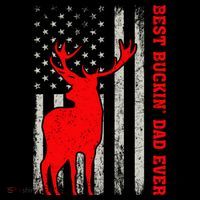 American Flag Best Buckin Dad Ever Deer Hunting Fathers Day Gift Coffee Mug thumb 5